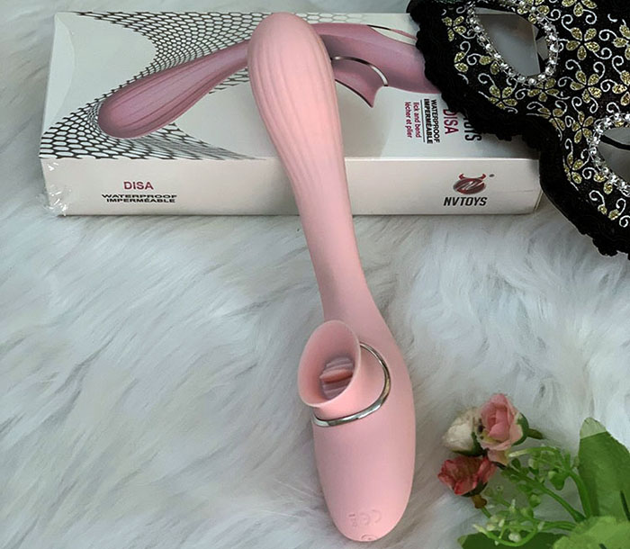 máy rung liếm cùng lúc Disa