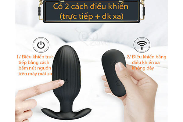 máy rung xung điện hậu môn cao cấp mạ vàng đẳng cấp