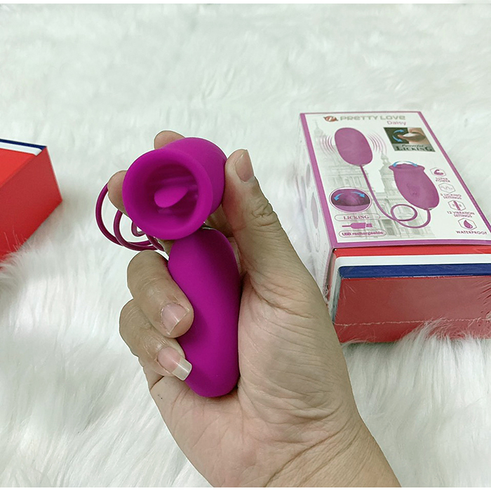 trứng rung liếm 2 đầu cực đã