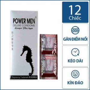 bao cao su cá ngựa bạc chống xuất tinh sớm gân gai