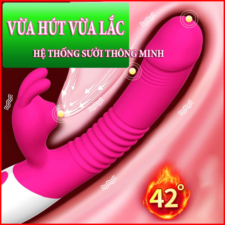 dương vật giả rung bú mút sưởi ấm cực phê