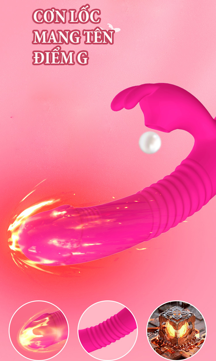 dương vật giả rung sưởi ấm bú mút