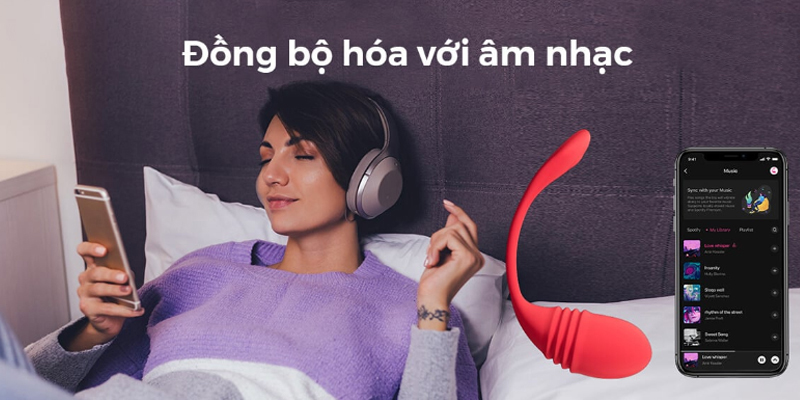 trứng rung thụt cao cấp lovense giúp nữ thủ dâm